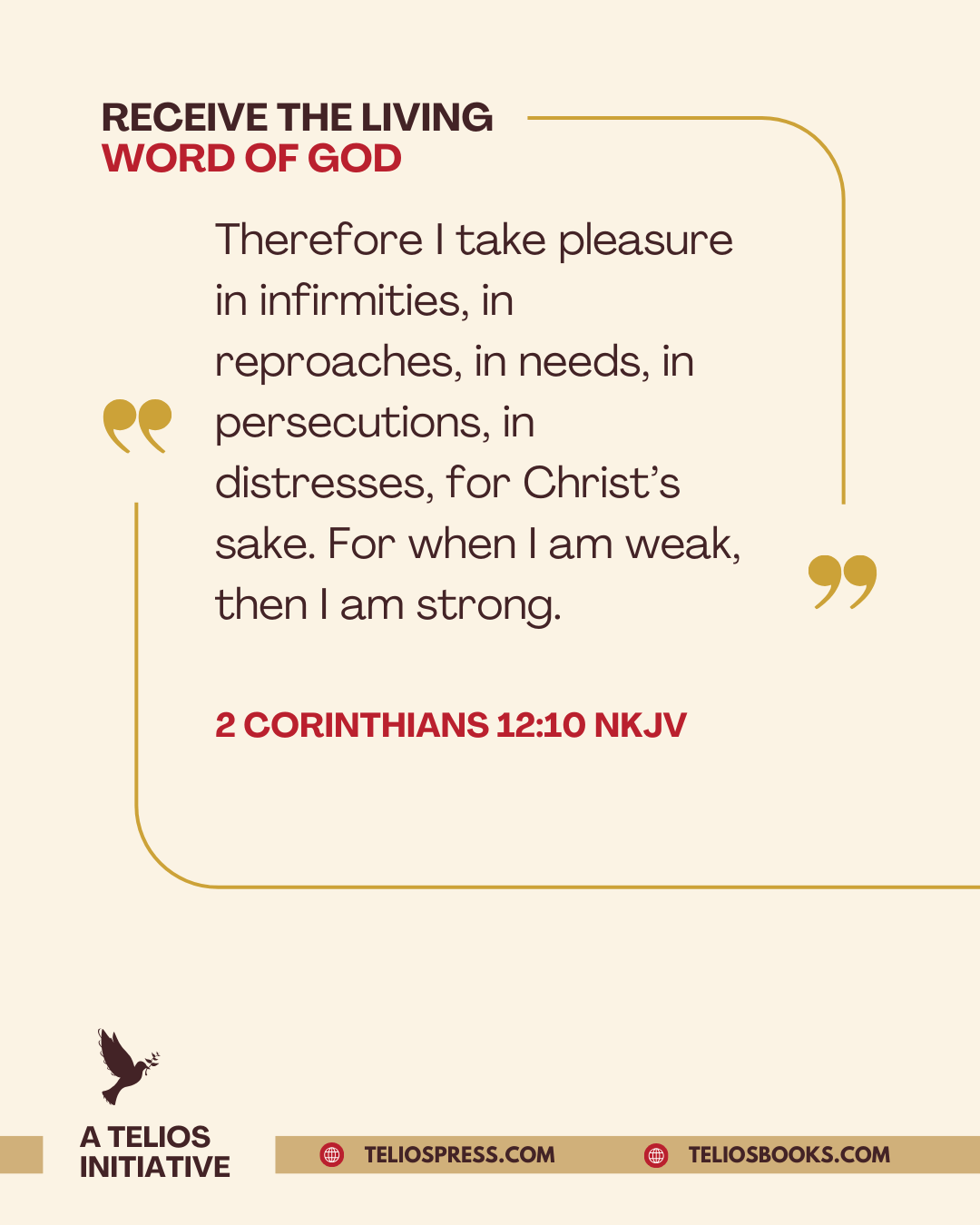Mini-Devotional: 2 Corinthians 12:10